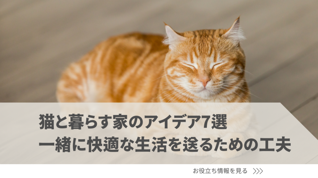 猫と暮らす家 アイデア